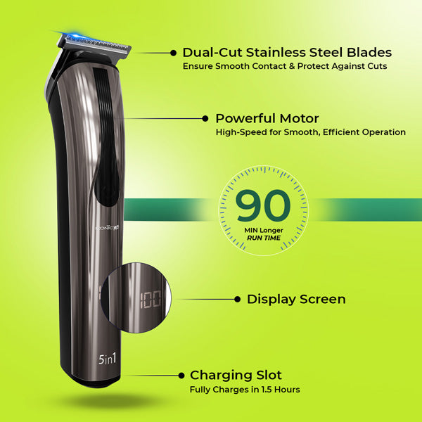 Ikonic Me 5 in 1 Express Groomer Trimmer Buy at Indicrest Image 3