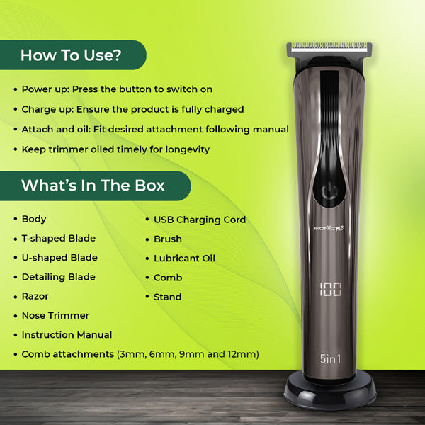 Ikonic Me 5 in 1 Express Groomer Trimmer