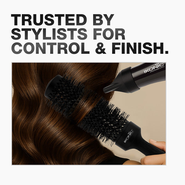 Ikonic Professional Extra Long Barrel Thermal Round Brush, TRB-32XL