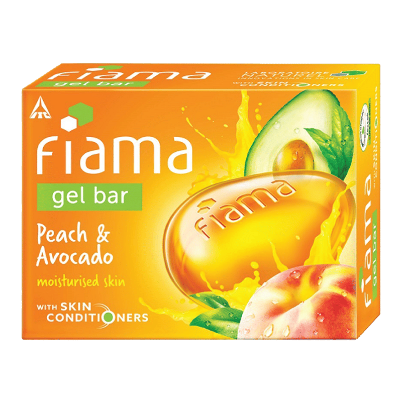 Fiama Peach & Avocado Gel Bar, Moisturized Skin, Skin Friendly PH (Pack of 6 Soaps), 750g Buy at Indicrest Image 6