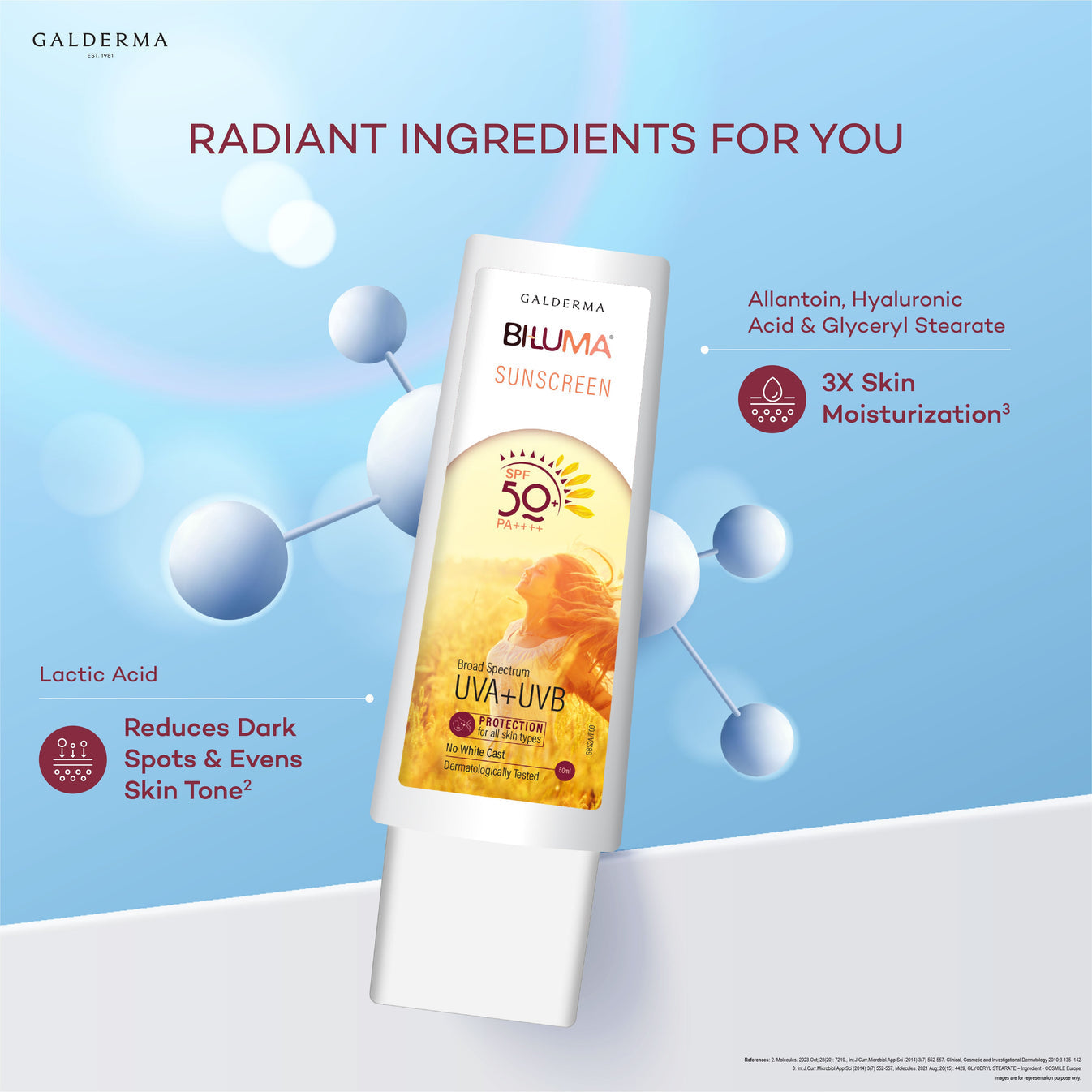 Biluma Sunscreen SPF 50+, 50ml