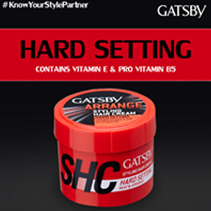 Gatsby Styling Hair Cream Hard Setting - Neat & Arrange, 250g Buy at Indicrest Image 3
