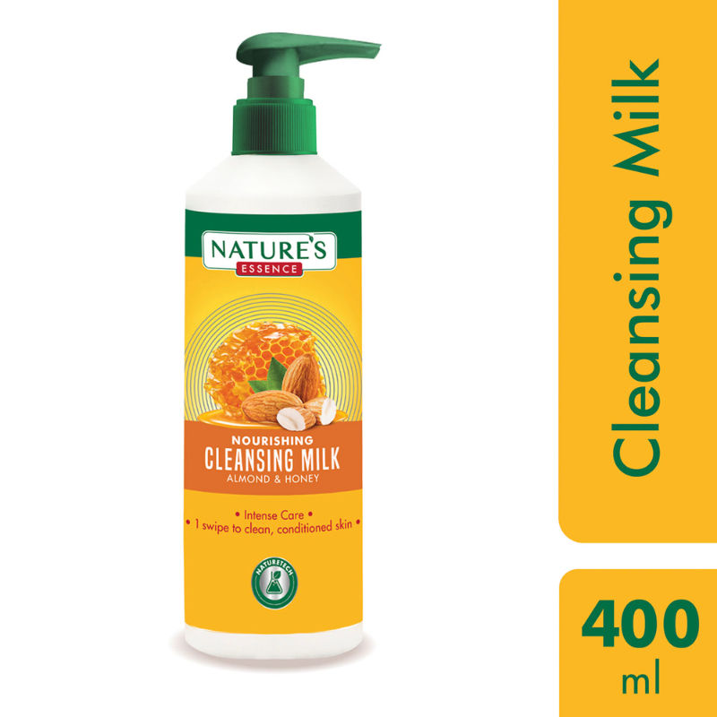 Nature's Essence Nourishing Cleansing Milk Almond & Honey, 400ml Buy at Indicrest