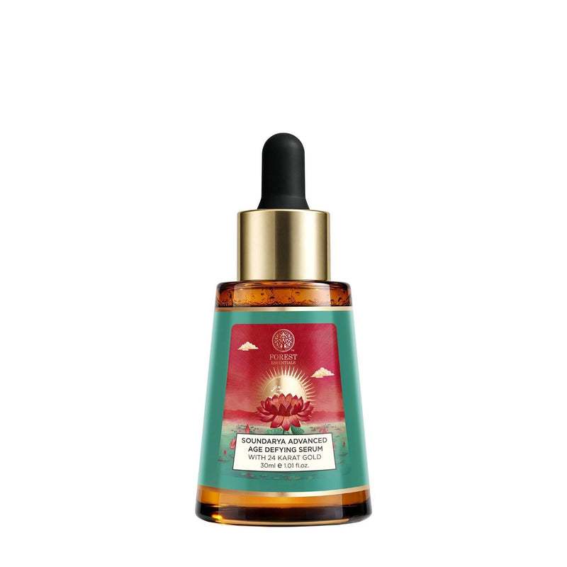 Forest Essentials Soundarya Advanced Age Defying Serum With 24K Gold, 30ml, Buy from Indicrest