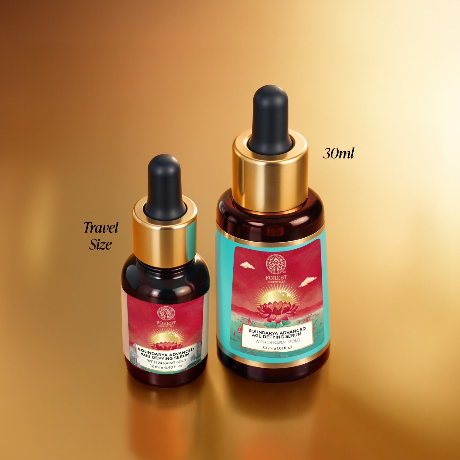 Forest Essentials Soundarya Advanced Age Defying Serum With 24K Gold, 30ml