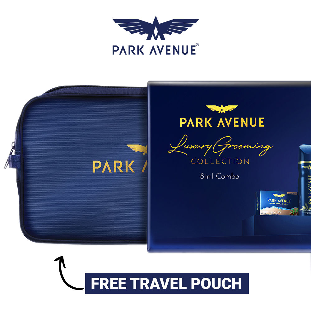 Park Avenue Luxury Grooming Kit 8 in 1 Combo, 209g+250ml Buy at Indicrest Image 4