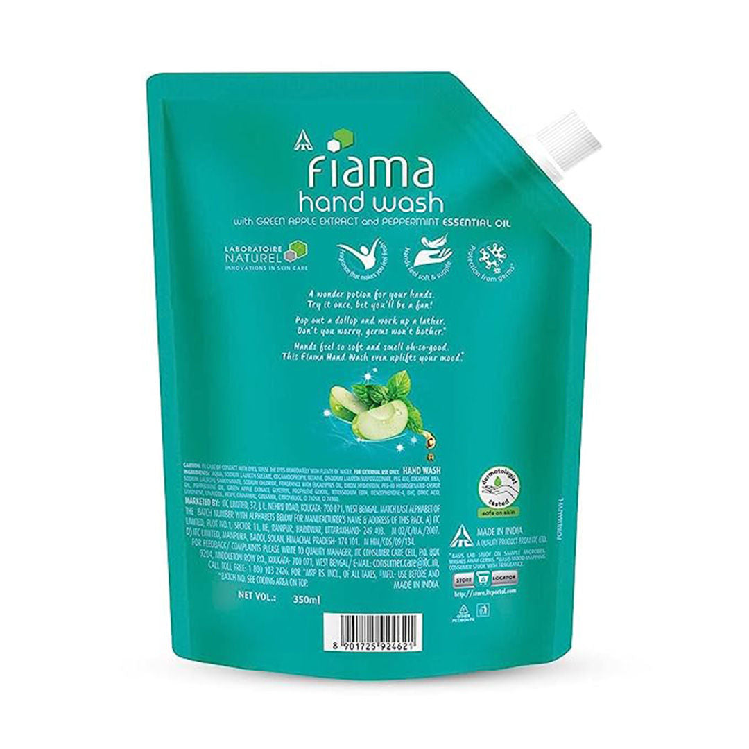 Fiama Fresh Hand Wash Refill - Peppermint and Green Apple, 350ml Buy at Indicrest Image 3