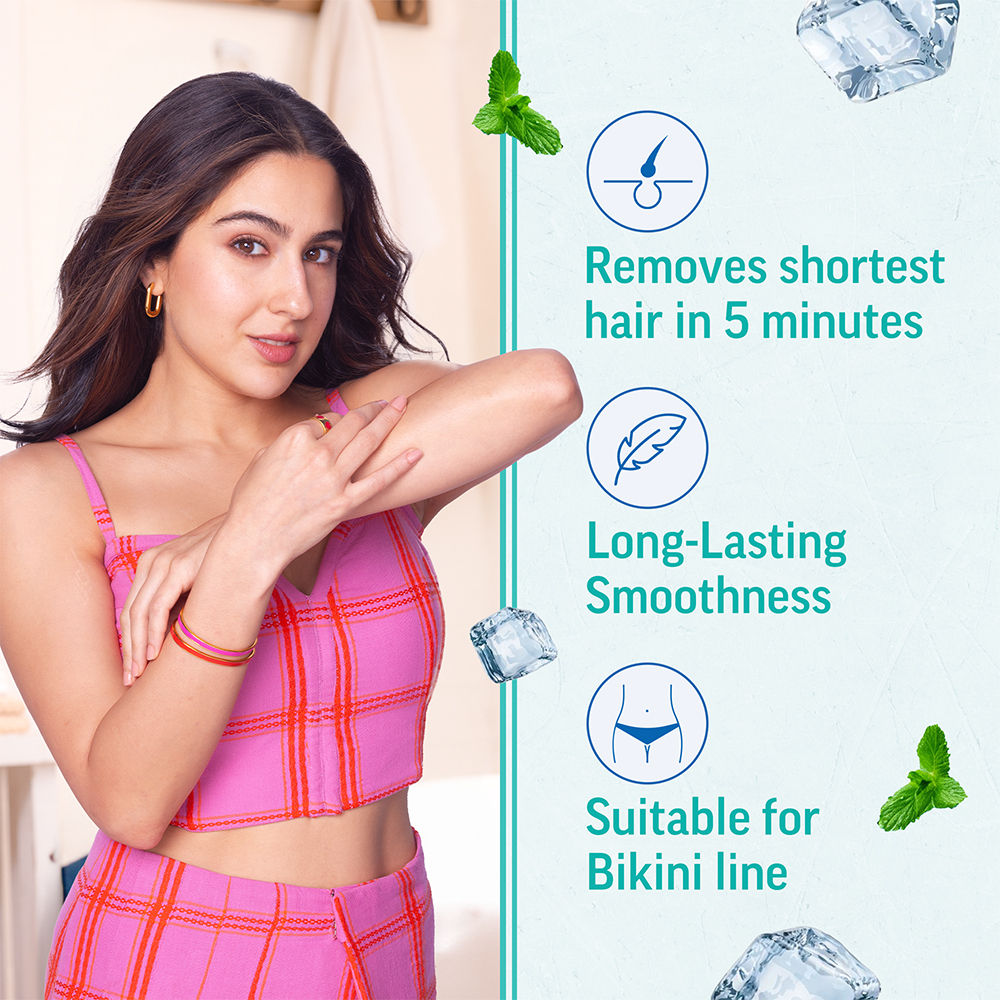 Veet Pure Hair Removal Cream For Women For Dry To Normal Skin, 50g Buy at Indicrest Image 9