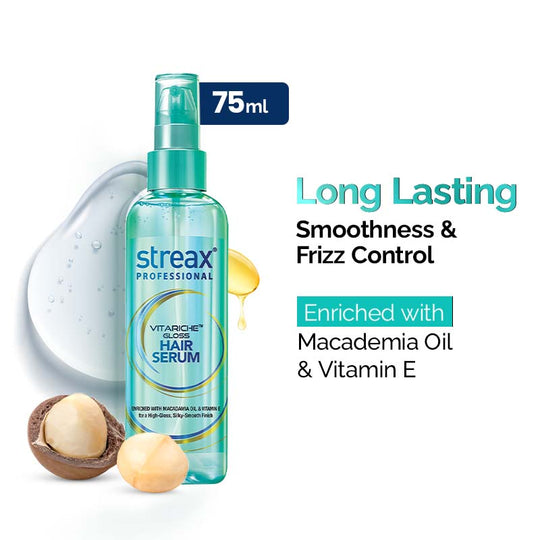 Streax Professional Vitariche Gloss Hair Serum, 75ml Buy at Indicrest