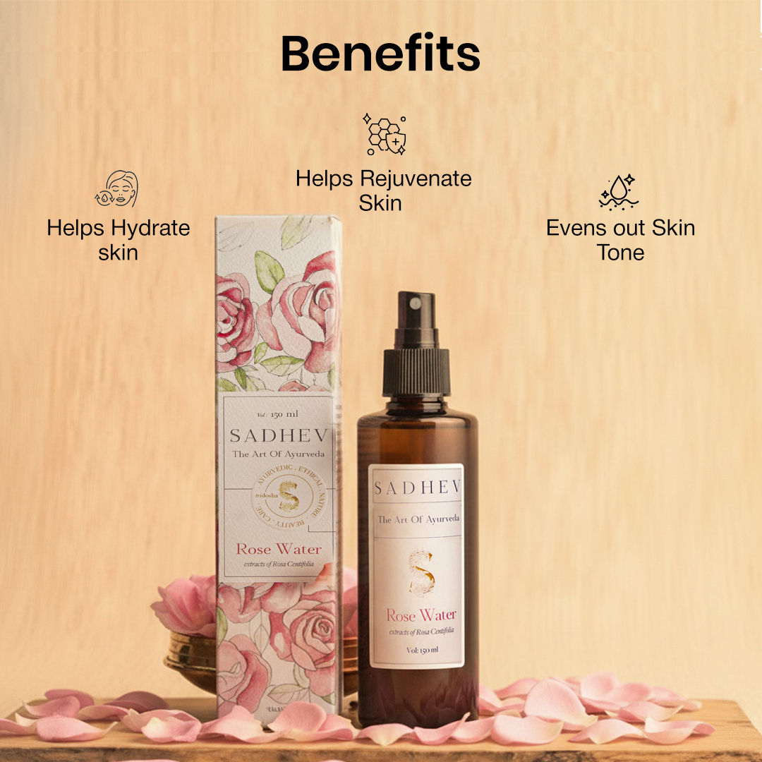 Sadhev Natural Rose Water, 150ml