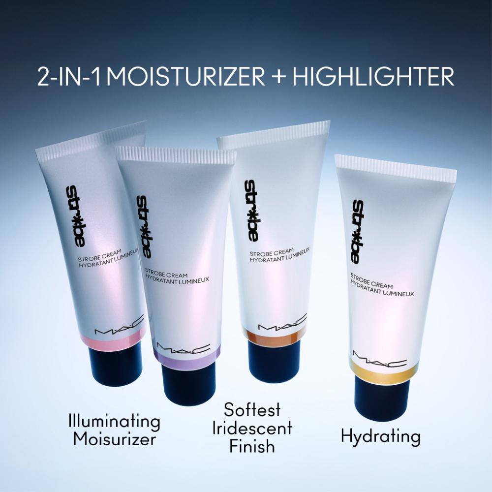 M.A.C Strobe Cream - Pinklite | Illumiting Moisturizer & Liquid Highlighter, 50ml Buy at Indicrest Image 2