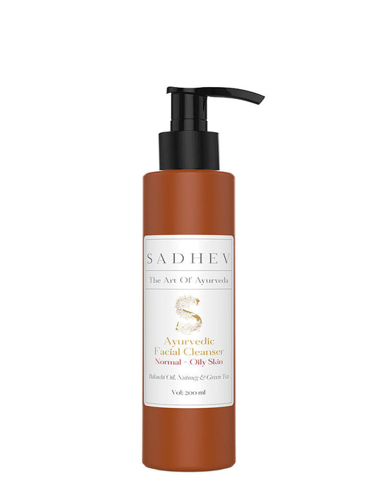 SADHEV Ayurvedic Facial Cleanser Normal - Oily Skin, 200ml, Buy from Indicrest