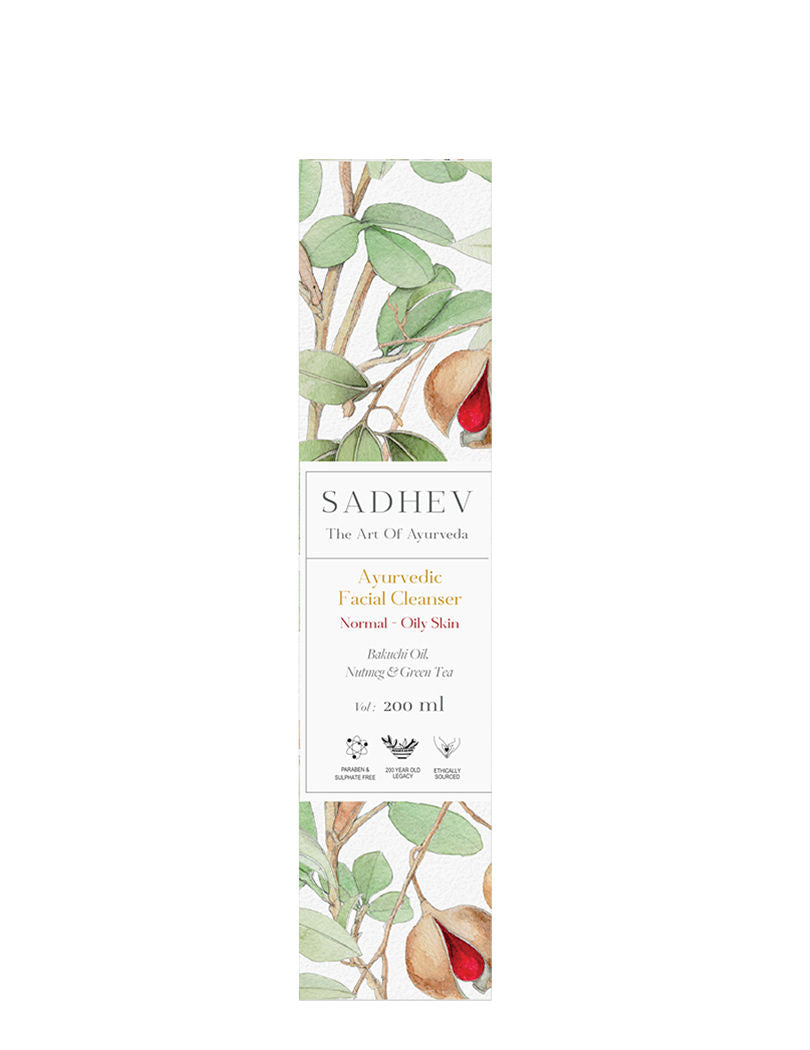 SADHEV Ayurvedic Facial Cleanser Normal - Oily Skin, 200ml