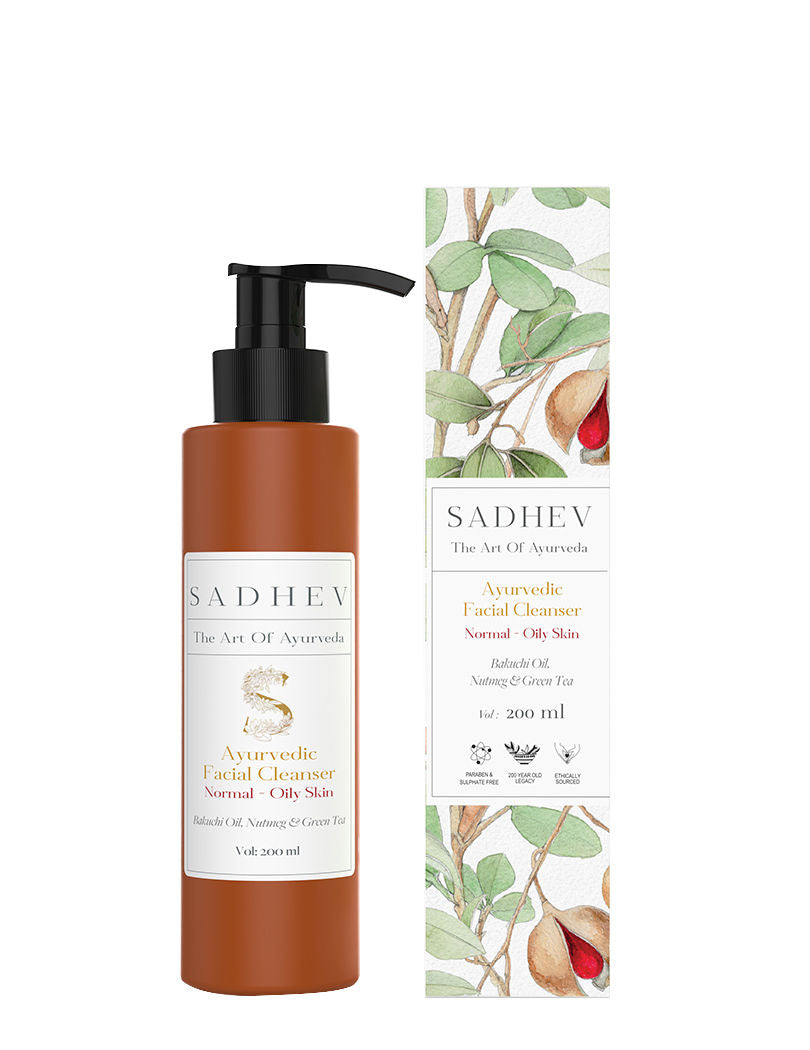 SADHEV Ayurvedic Facial Cleanser Normal - Oily Skin, 200ml