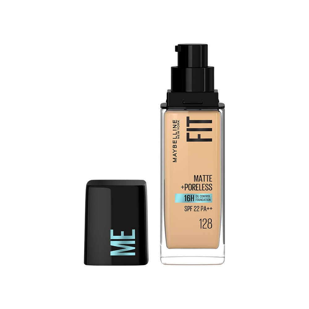 Maybelline New York Fit Me Matte+Poreless 16H Oil Control Foundation With SPF 22 PA++ 128, 30ml Buy at Indicrest Image 13