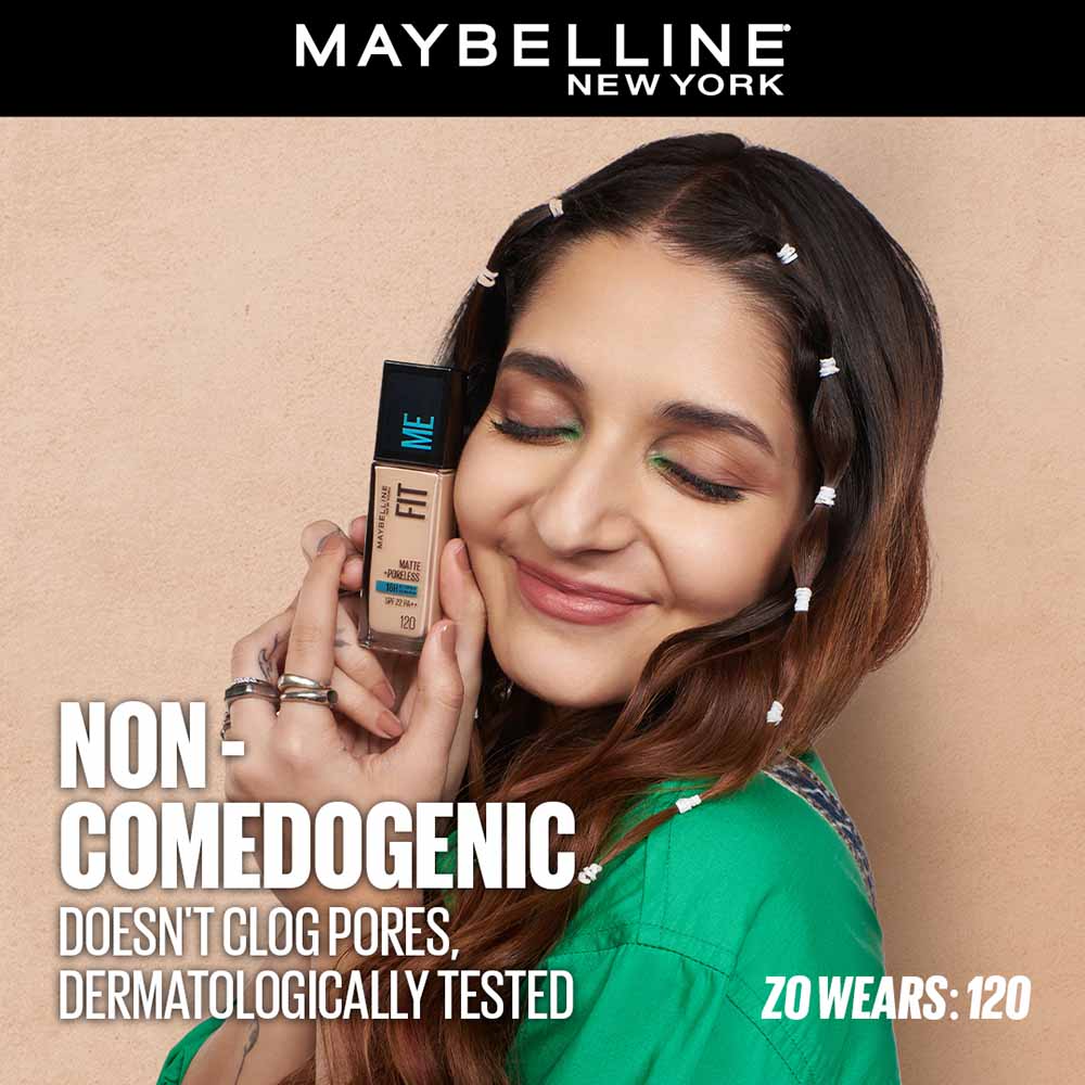 Maybelline New York Fit Me Matte+Poreless 16H Oil Control Foundation With SPF 22 PA++ 128, 30ml Buy at Indicrest Image 8
