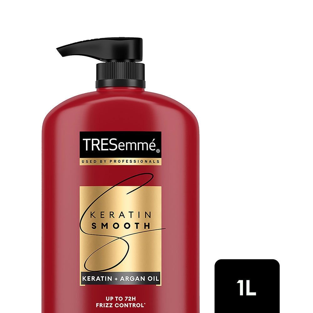 TRESemme Keratin Smooth Shampoo for Straighter Shinier Hair with Argan Oil Nourishes Dry Hair, 1000ml Buy at Indicrest