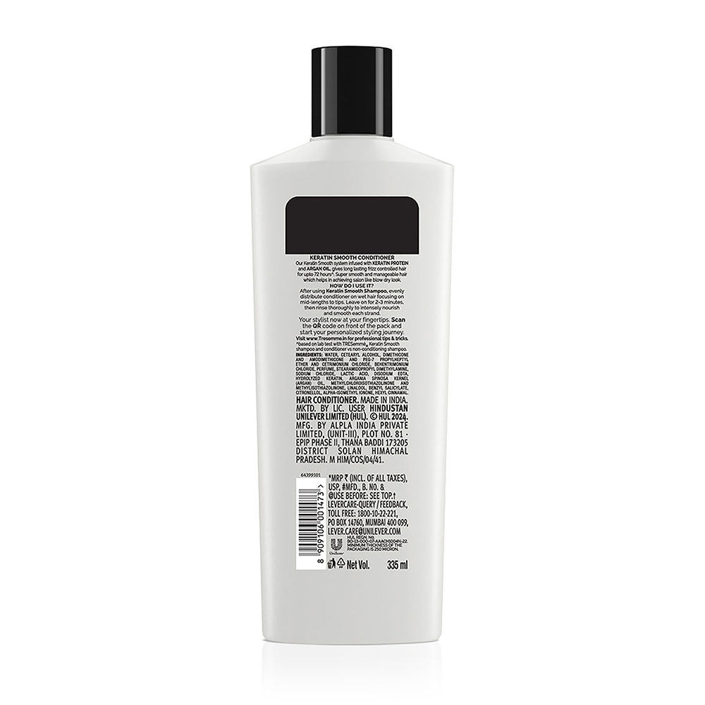 TRESemme Keratin Smooth Conditioner with Moroccan Argan Oil Controls Frizz up to 72 Hours, 335ml Buy at Indicrest Image 10