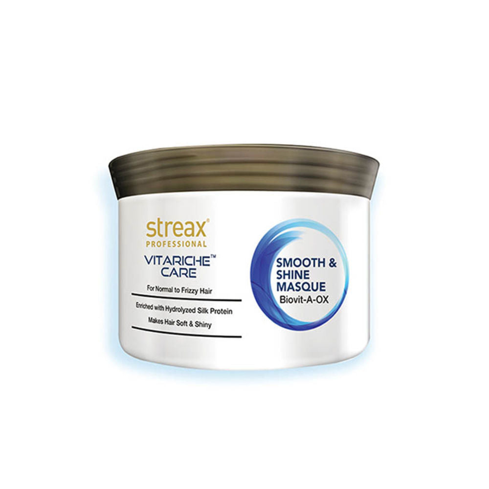 Streax Professional Vitariche Care Smooth & Shine Hair Masque For Frizzy & Dry hair, 500g Buy at Indicrest Image 7