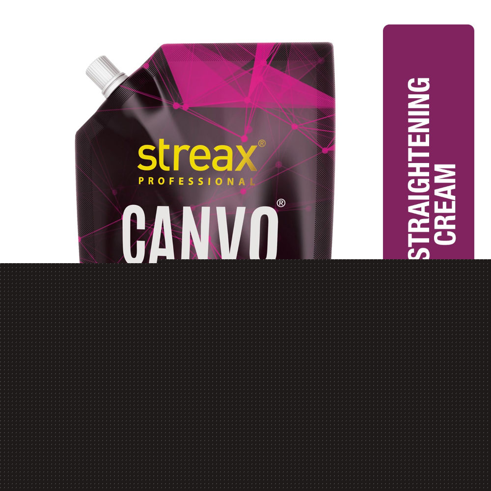 Streax Professional Canvoline hair straightening cream For curly & frizzy hair, Intense, 500g Buy at Indicrest