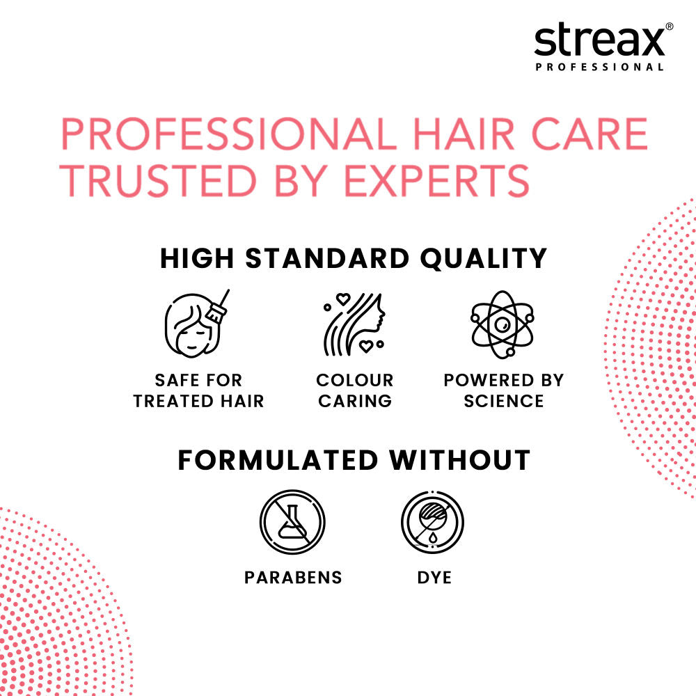 Streax Professional Argan Secrets Hair Serum For Colour -Treated Hair Enriched With Argan Oil, 100ml Buy at Indicrest Image 8