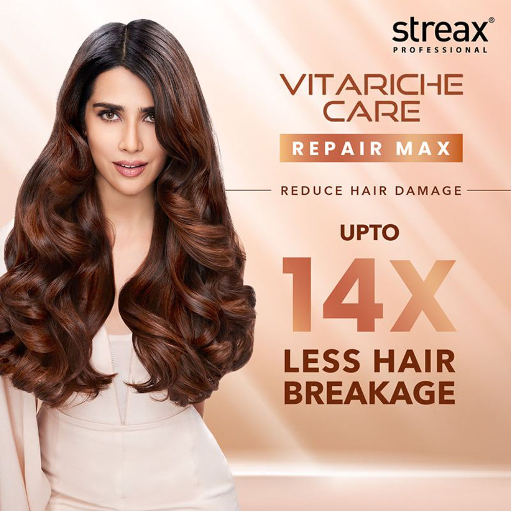 Streax Professional Vitariche Care Repair Max Shampoo For Dry, Damaged Hair, 300ml Buy at Indicrest Image 2