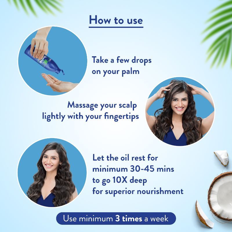 Parachute Advansed Gold Coconut Hair Oil With Vitamin-E For Long, Strong & Gorgeous Hair, 400ml Buy at Indicrest Image 5