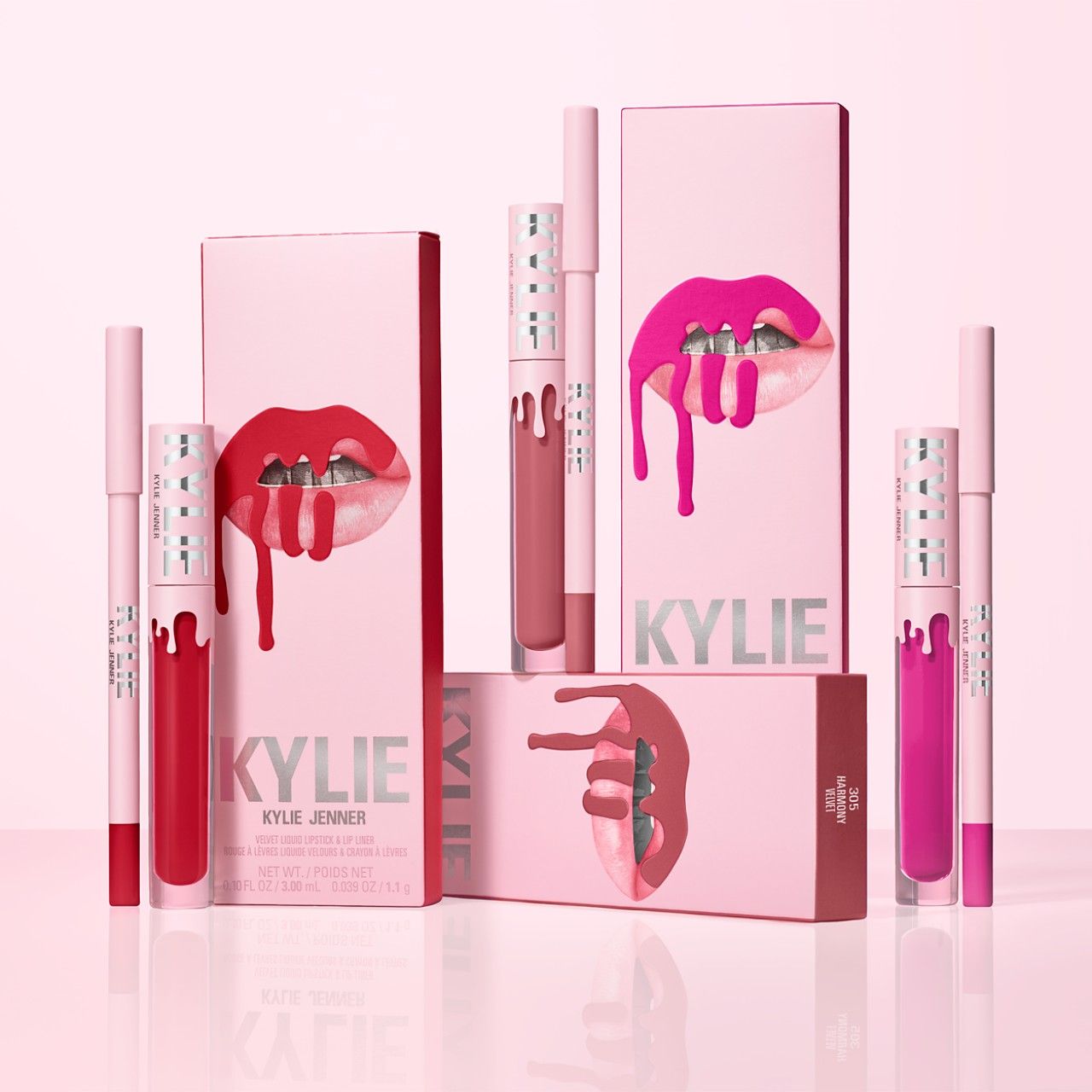 Kylie Cosmetics Velvet Lip Kit - 705 Charm, 1.1g