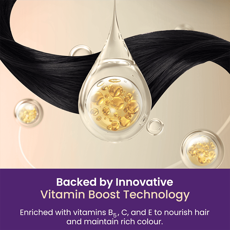 Streax Professional HueMagic Permanent Hair Colour - 1 Natural Black, 90g Buy at Indicrest Image 3