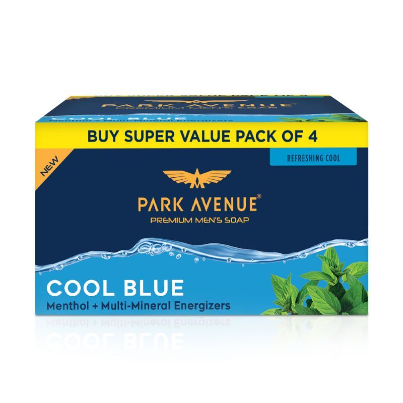 Park Avenue Cool Blue Soap (Pack of 4), 500g Buy at Indicrest
