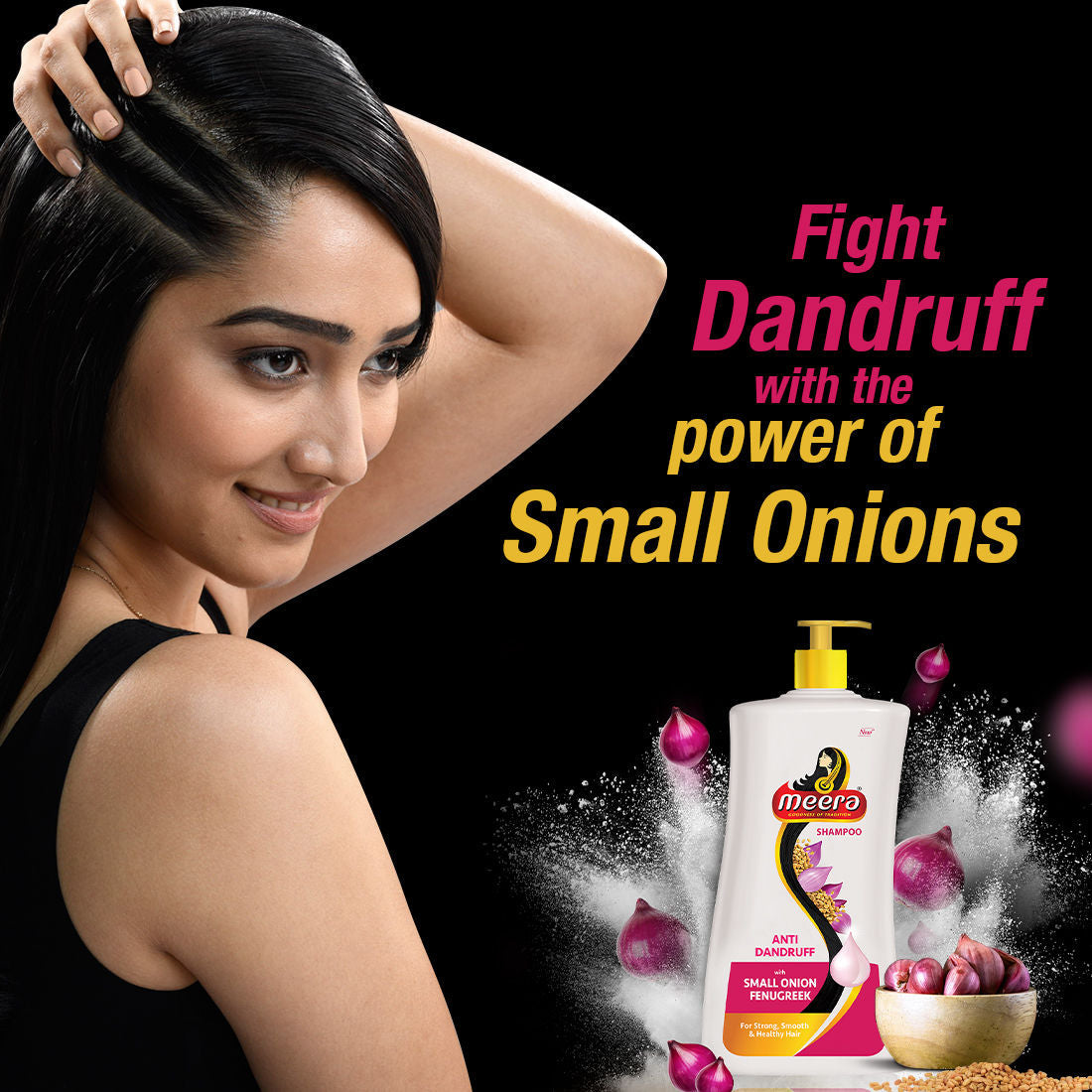 Meera Anti-Dandruff Shampoo, 340ml Buy at Indicrest Image 6