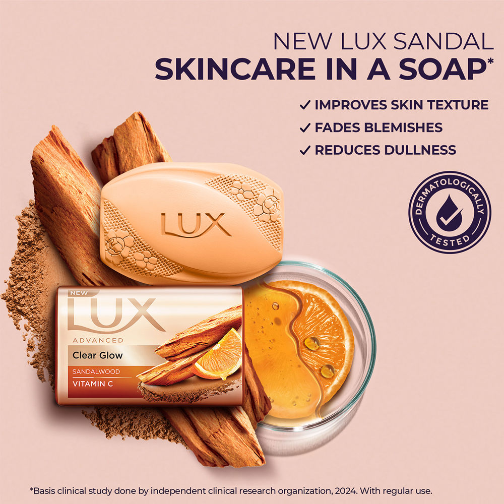 Lux Advanced Sandalwood With Vitamin C Bath Soap, 750g Buy at Indicrest Image 4