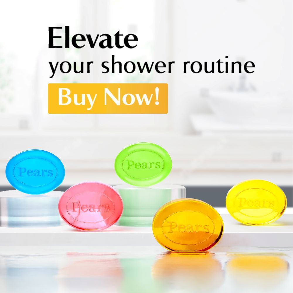 Pears Glowing Skin Collection Variety 5 Bathing Bars, 625g Buy at Indicrest Image 10