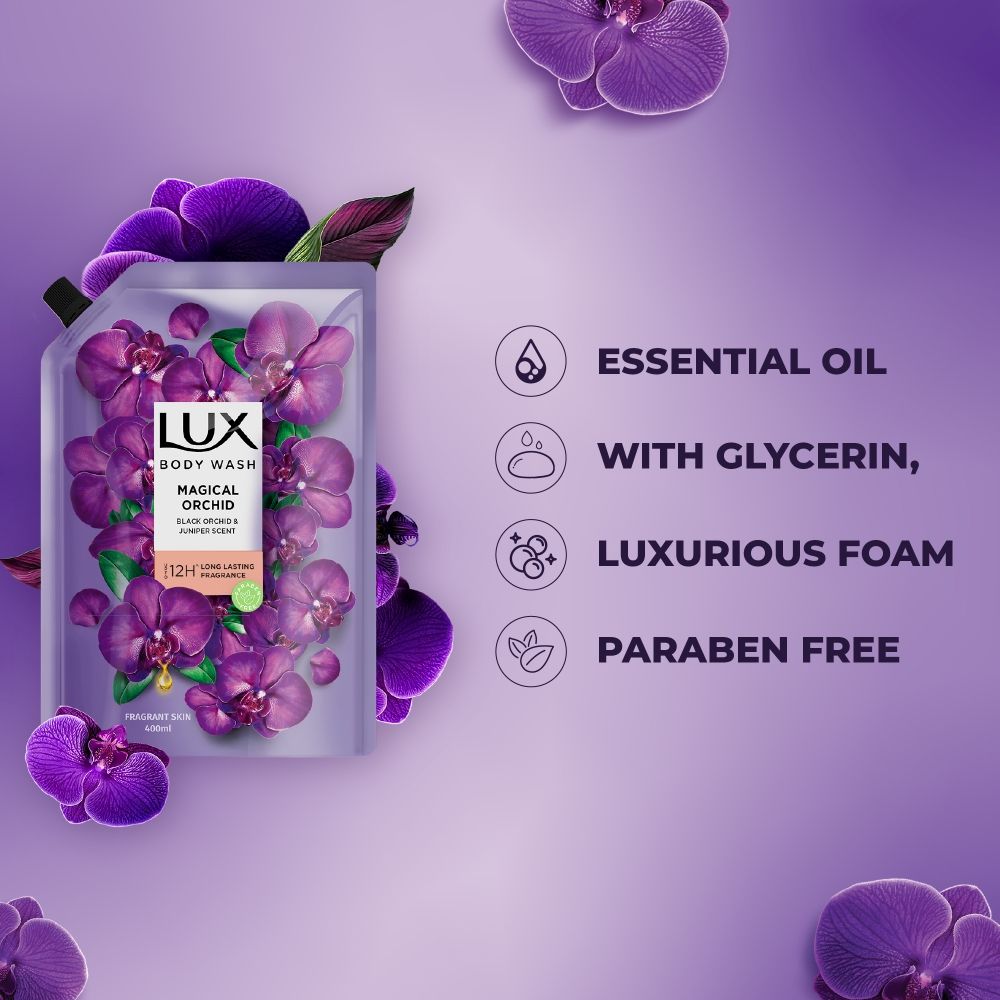 Lux Body Wash With 12 Hours Lasting Fragrance, 400ml Buy at Indicrest Image 3