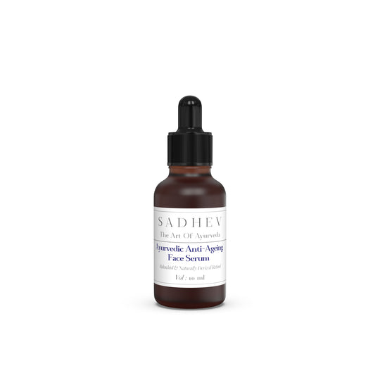 SADHEV Ayurvedic Anti-Ageing Face Serum with Bakuchiol & turally Derived Retinol, 10ml, Buy from Indicrest