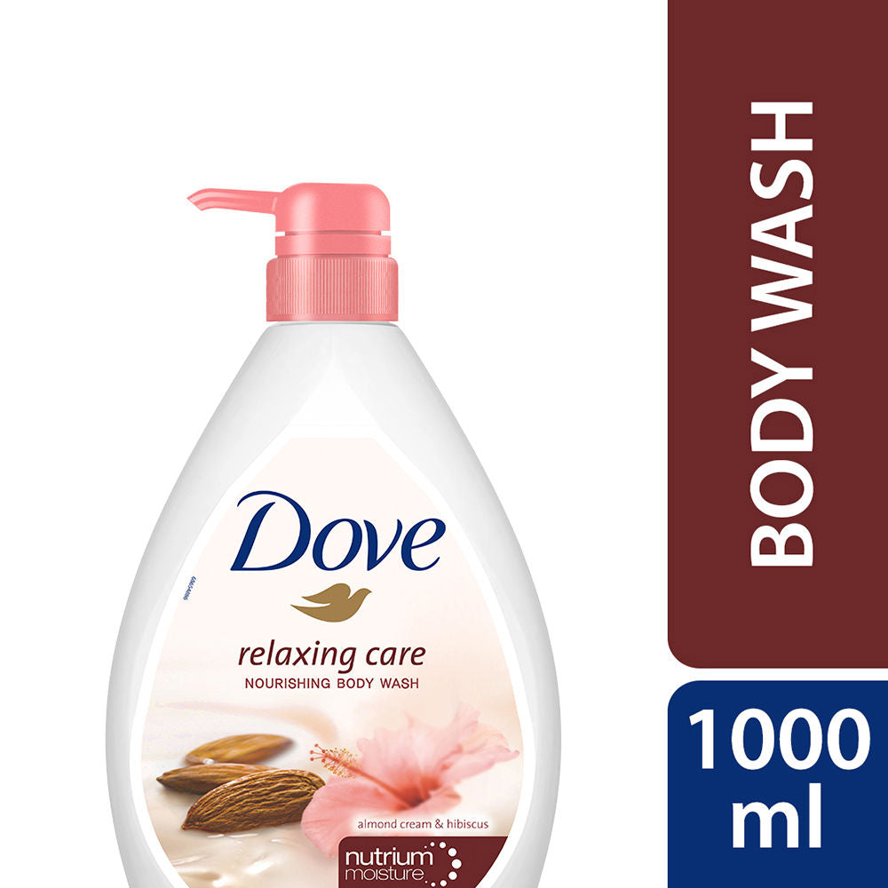 Dove Body Wash - Relaxing Care Almond Cream & Hibiscus Nourishing, 1000ml Buy at Indicrest