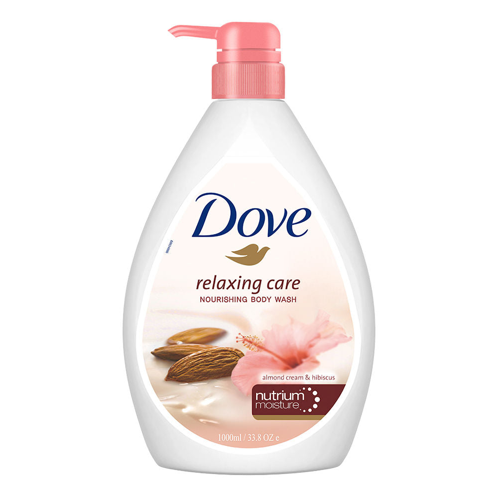 Dove Body Wash - Relaxing Care Almond Cream & Hibiscus Nourishing, 1000ml Buy at Indicrest Image 2
