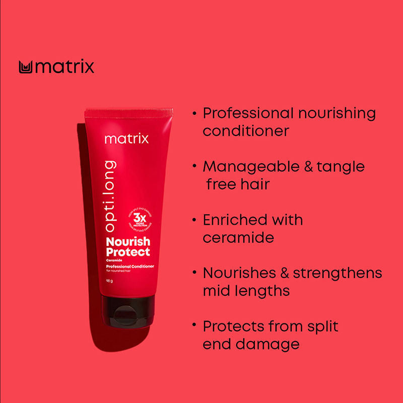 Matrix Opti Long Nourish Protect Nourishing Conditioner Ceramide, 98g Buy at Indicrest Image 3