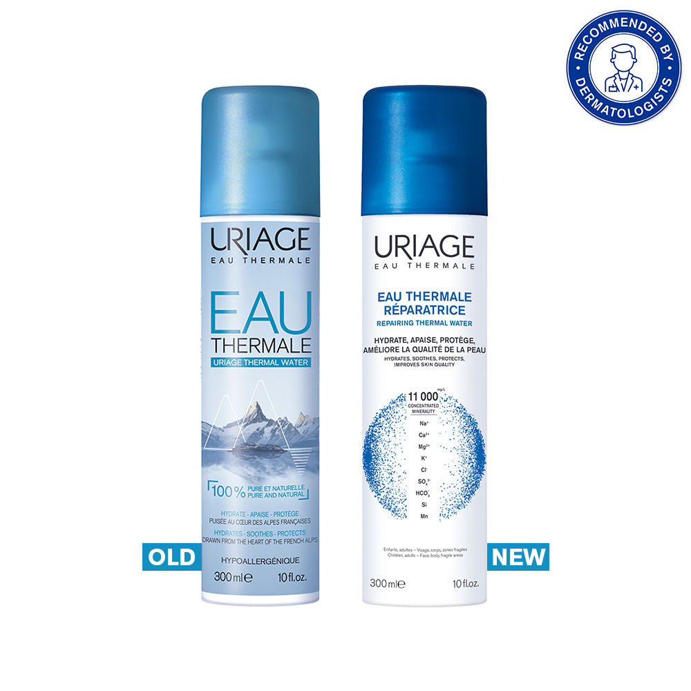 Uriage Thermal Water Mineralized Face Toner Mist Pure Natural Hydrates Soothes Repairs Skin Barrier, 300ml
