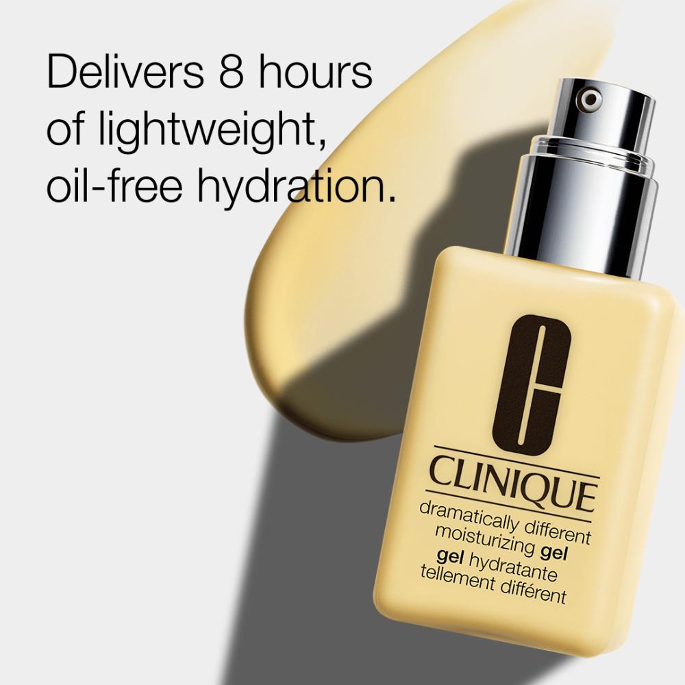 Clinique Dramatically Different Moisturizing Gel Face Moisturizer with Pump for Skin Barrier Repair, 125ml