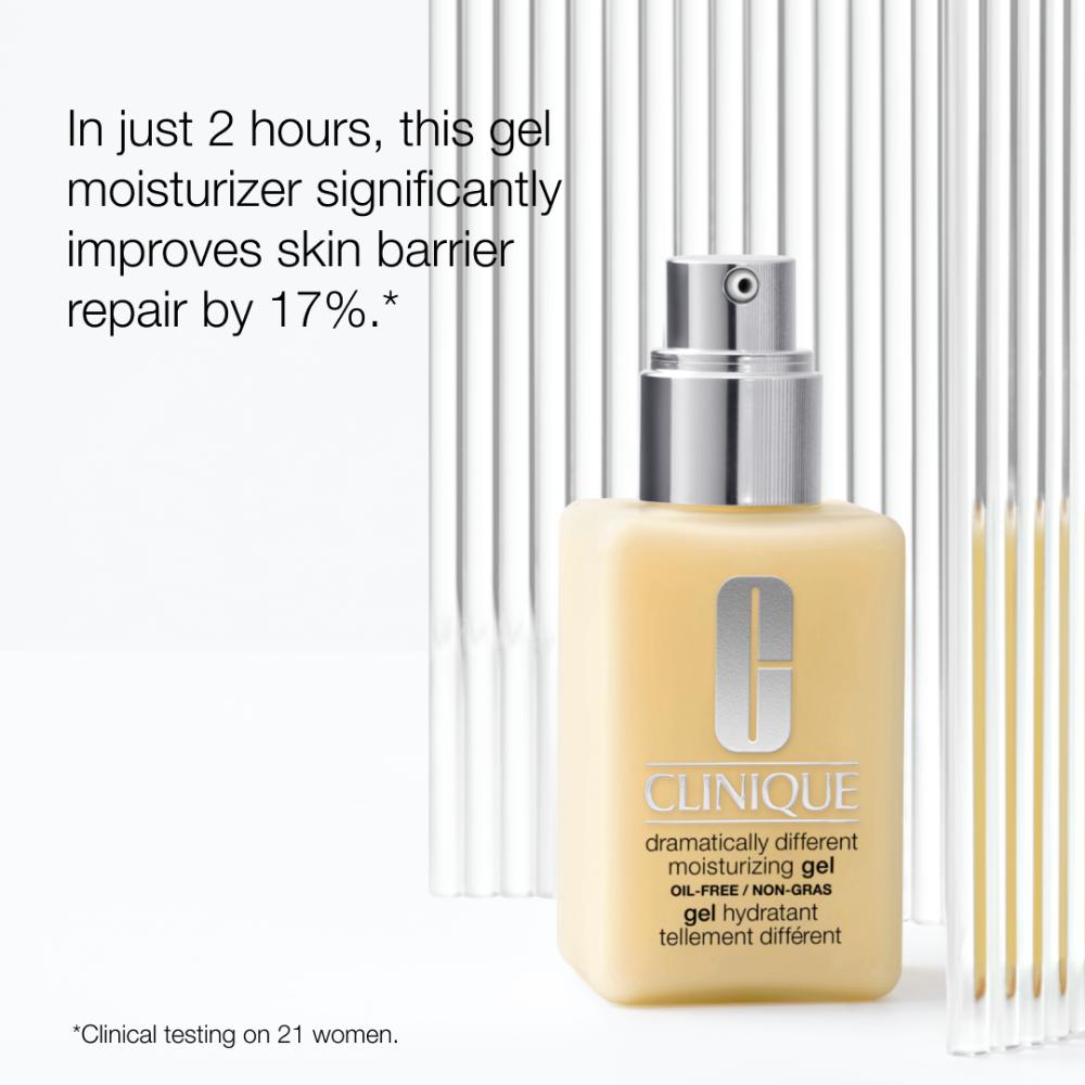 Clinique Dramatically Different Moisturizing Gel Face Moisturizer with Pump for Skin Barrier Repair, 125ml