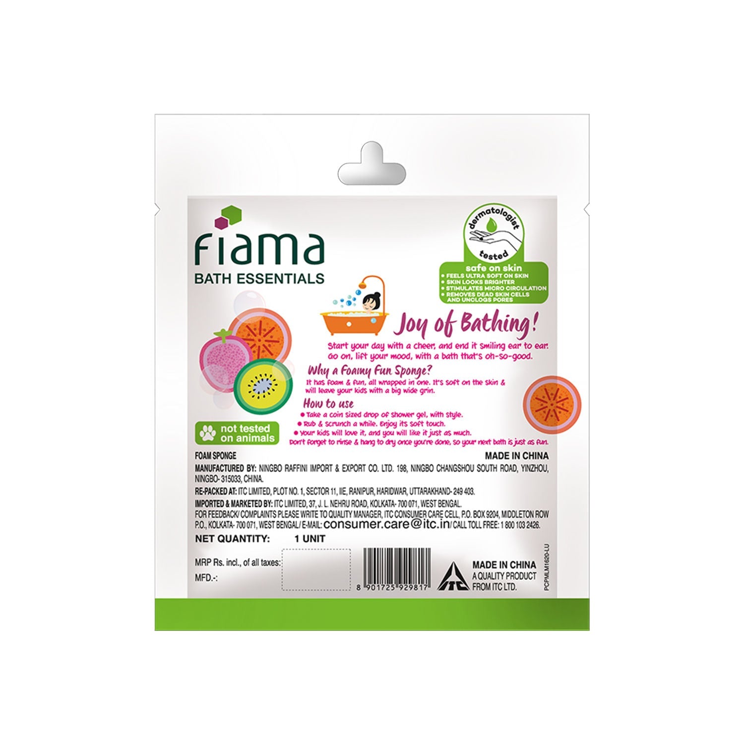 Fiama Bath Essentials Foamy Fun Sponge Buy at Indicrest Image 7