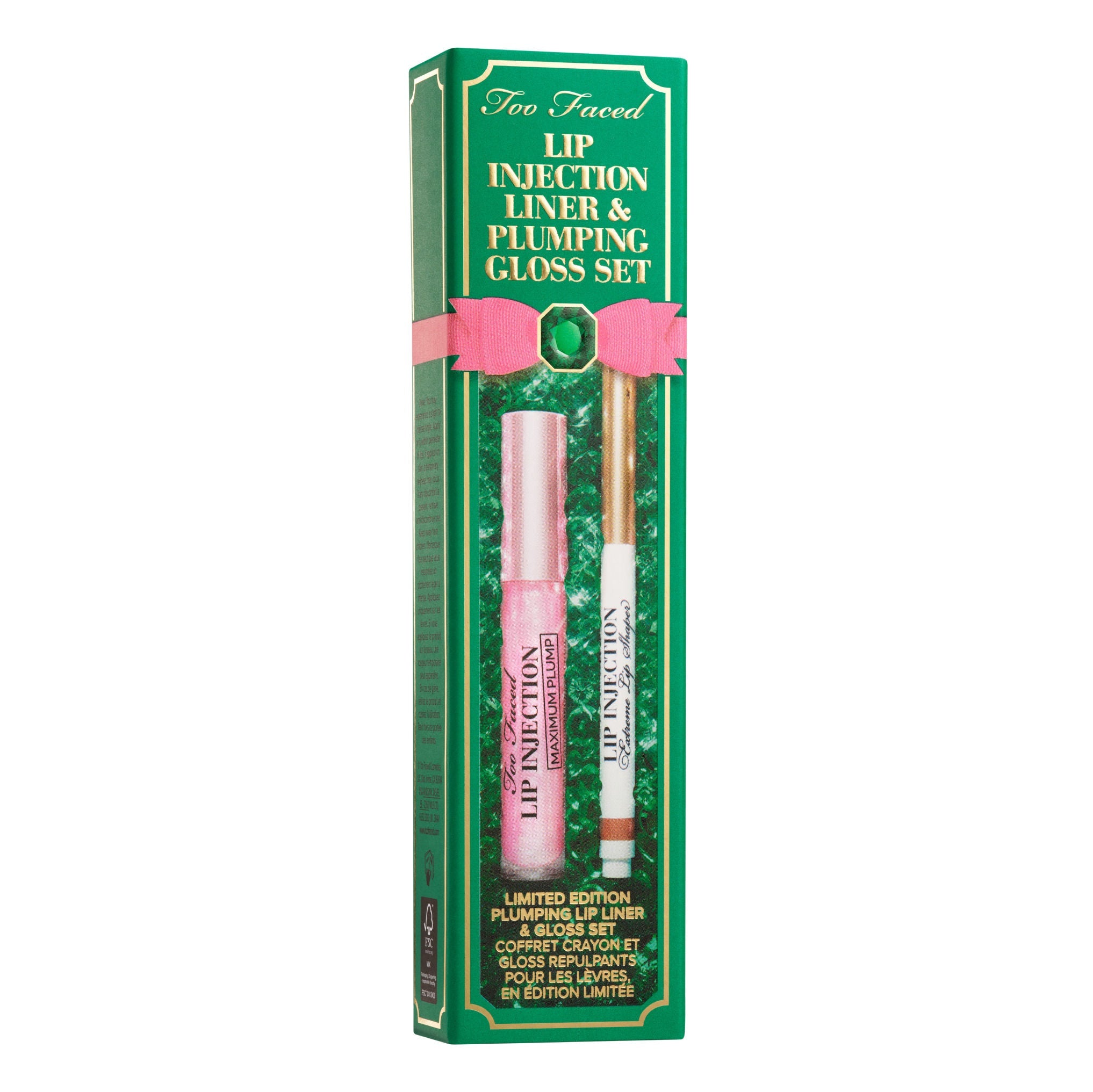 Too Faced Lip Injection Liner & Plumping Gloss Set, 4.38g