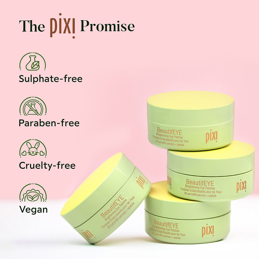 PIXI BeautifyEYE Brightening Under-Eye Patches with Vitamin C, 1 Pcs