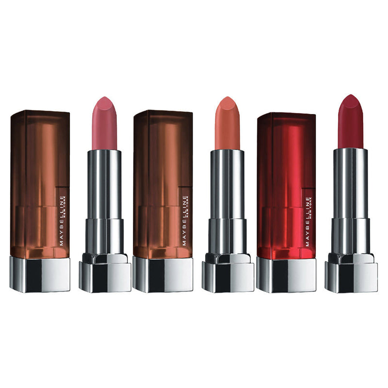 Maybelline New York Color Sensatiol Creamy Matte Kit - Nude Nuance + Touch Of Spice + Divine Wine Combo, 3 pieces Buy at Indicrest