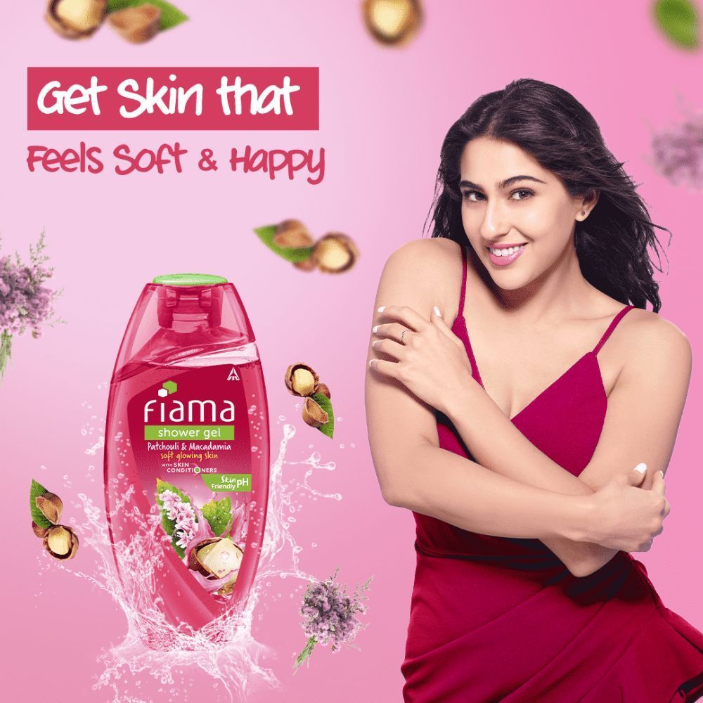 Fiama Shower Gel Patchouli & Macadamia, Body Wash for Hydrating & Soft Glowing Skin, 250ml Buy at Indicrest Image 6