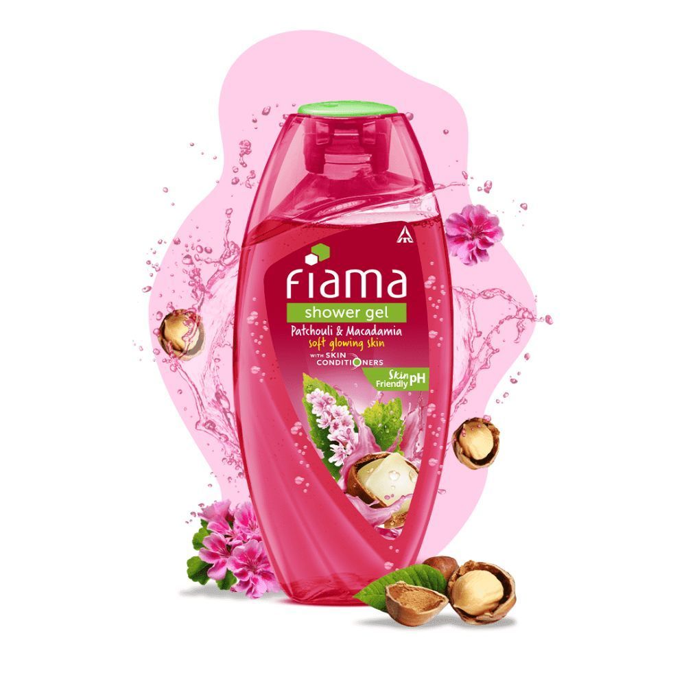 Fiama Shower Gel Patchouli & Macadamia, Body Wash for Hydrating & Soft Glowing Skin, 250ml Buy at Indicrest Image 7
