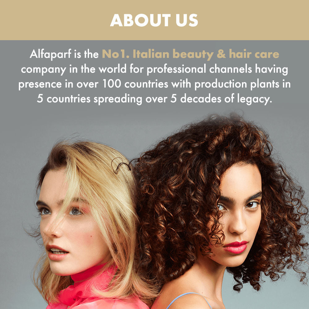 ALFAPARF MILANO Diamond Shampoo with Linseed Extract For Glossy & Shiny Hair, Moisture, Sulfate Free, 250ml