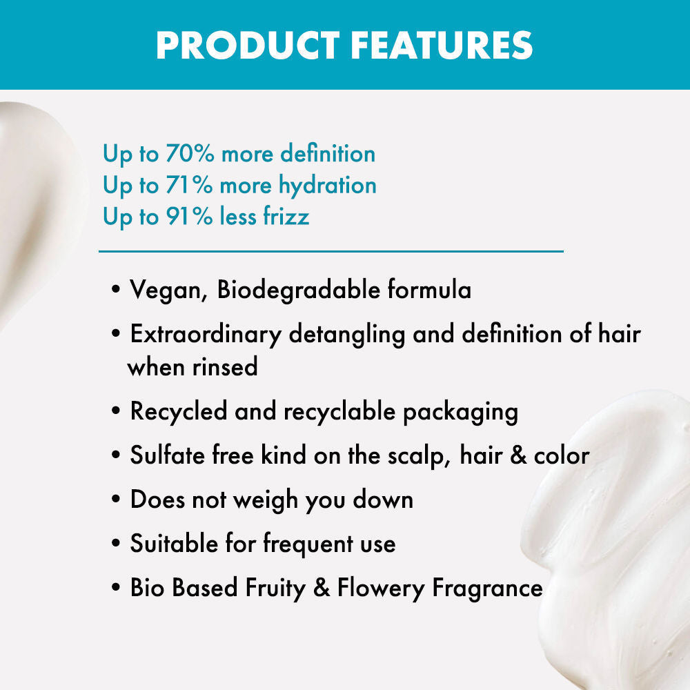 ALFAPARF MILANO Curly Hair Conditioner For Curly Hair, Reduces Frizz, Sulfate Free, 200ml