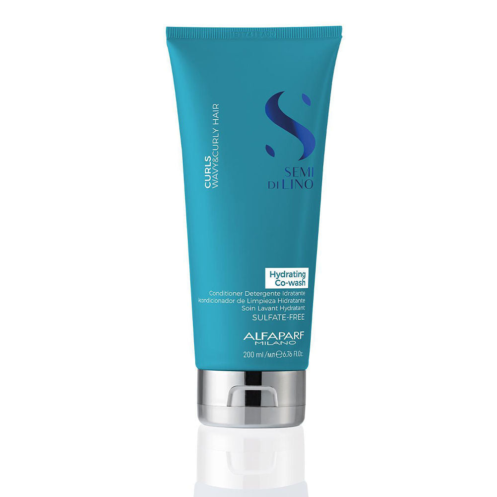 ALFAPARF MILANO Curly Hair Hydrating Co-Wash, Defines Curls, Reduces Frizz, Sulfate Free, 200ml